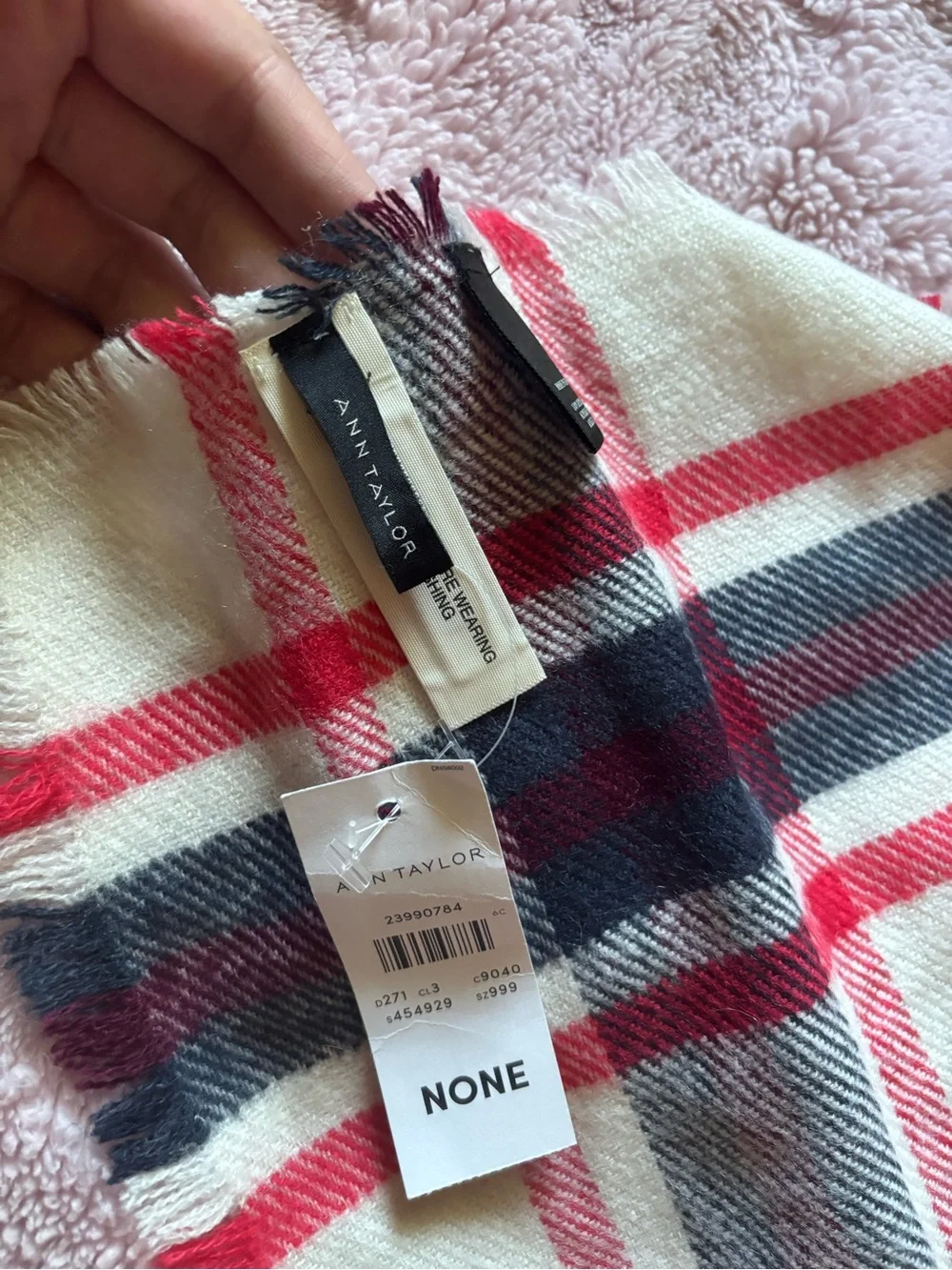 Ann Taylor lightweight plaid